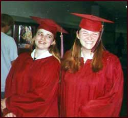 Mary Anne and I, before graduation